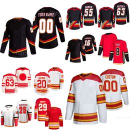 Men Women Kids Hockey 52 Mackenzie Weegar Jerseys 16 Nikita Zadorov 63 Adam Ruzicka 8 Christopher Tanev 29 Samuel Honzek Noah Hanifin Blake Coleman Heritage Classic