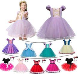 Easter Fancy Princess Dress 16 Years Mini Mouse Girls Dress Halloween Party Children Dress up Baby Kids Birthday Clothes2310693