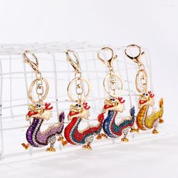 Keychains Keychain Chinese Zodiac Pendant Women Men Bag Accessories Gift