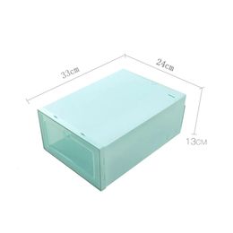 Storage Holders Racks Flip Shoes Box Thickened Transparent Drawer Case Plastic Shoe Hanger Stackable Box Shoe Organiser Shoebox storage Shoe rack 231007