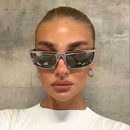 Sports Punk Sunglasses Women Men Luxury Brand Designer Square Goggle Sun Glasses Uv400 Colorful Mirror Fashion Eyewear 230920