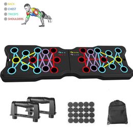 PushUps Stands MultiFunction Push Up Board Foldable PushUp Rack Portable Training Bars Exercise Fitness Equipment For Home Gym 231007