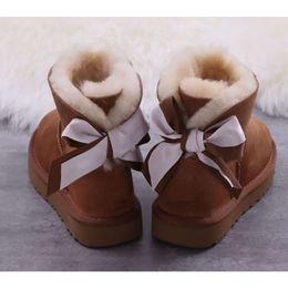 uggit Boots Australia Australian Classic Warm Womens half Snow Boot bow USA GS Winter Full fur Fluffy Satin uggit Ankle Bootss Booties slippers Hot Sell 2023