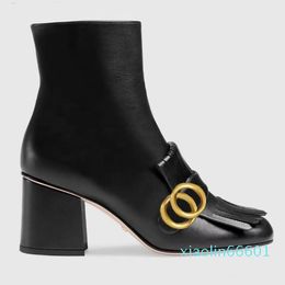 2023 women shoes 100% real leather zipper Fashion letter Metal buckle lady Heels 10cm Large size 36-41