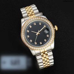 Authentic Diamond Watch Rolaxs Watches 2813 movement Watch 2831MM Quartz 3641MM Automatic WomensMen Bezel Full Stainless Steel Women Diamond Lady Waterproof HBJ4