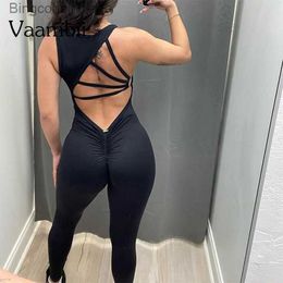 Active Sets Women's Scrunch Jumpsuit Gym Work Out Clothing Sports Wear For Women One Piece Yoga Set Workout Sportswear Fitness Sports SuitsL231007