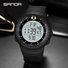 Wristwatches Military Sports Men Watch Upgraded Running Big Dial LED Electronic Clock Digital Watches Relogio Masculino