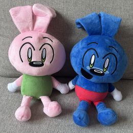 Riggy Monkey plush blue and pink rabbit