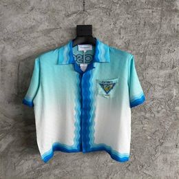 2023 fall newest mens designer beautiful printing shirts - US SIZE shirts - tops mens designer button short sleeve shirts235j