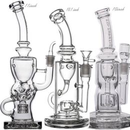 Big Tall Thick Glass Fab Eggs Bongs For Hookah Smoking Beaker Bong Heady Dab Rigs Water Pipes Glass Oil Rigs With 14mm Joint Quartz Banger