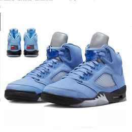 2023 NEW Basketball Shoes For Men Women 5S Concord Off Noir UNC University Blue Raging Bull Bluebird Aqua Fire Red Green Bean Easter Sail Sports Shoes