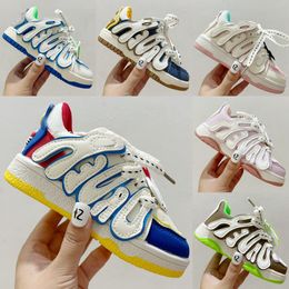 Kids Sneakers Designer Old Vintage bread skateboarding Shoes Toddler Boys Girls Orders Casual Skel Traines Children Youth Kid Sneaker Pink Green Blue z56U#