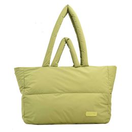 Large Capacity Cotton Suit Bag Women's 2023 Autumn/Winter Commuter One Shoulder Underarm Fashion Handheld Tote 231007