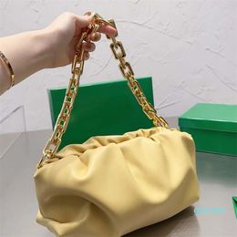 Handbag Green Fashion 2023 Designer Bags Women Mini Shoulder Soft Leather Clutch White Black Pink Ladies Woman Handbags Cloud Bag Luxury Cosmetic bag
