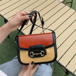 Women's 2023 New Fashion Personality Colour Small Square Simple Versatile Daily number 849