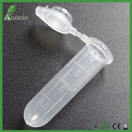 500PCS Graduation 2ml 1 5ml 0 5ml Volume Micro Centrifuge tube for laboratory consumables Plastic Bottles with cap235D