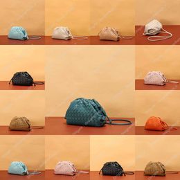 Purse crossbody Small Bags Women's 2023 Type Woven Cloud Soft High Grade Cross-body Versatile Leather Dumpling hobo designer bag