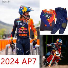 Others Apparel SEVEN MX Set Off Road Moto Clothing Dirt Bike Race Motorcycle Suit Top Motocross Gear SetL231007