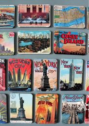 Fridge Magnets 24Pcs/Lot Rubber Fridge Magnet York Refrigerator Fridge Magnets Sets Souvenir Statue of Liberty Magnetic Stickers Home Decor 231007