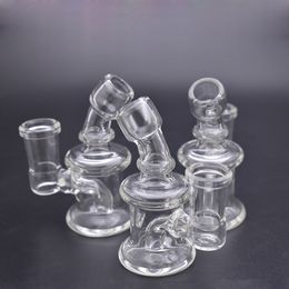 3.5 Inch Mini Glass Bong Water Pipes with Hookah 14mm Female mini Beaker Recycler ash catcher Dab Rig Bongs