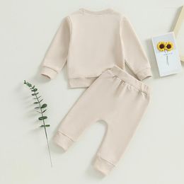 Clothing Sets Toddler Girls Outfit Long Sleeve Daddys Girl Pullover Sweatshirt And Elastic Pants Set Baby Cute Fall Clothes