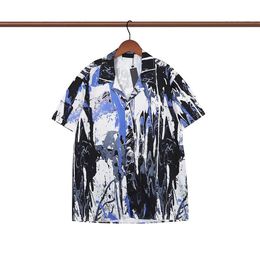 New Short Sleeve Mens shirt luxury designer fashion trend wear business casual brand spring summer sizeS-XL2451