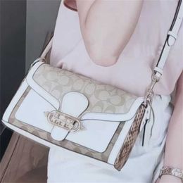 2023 Women's New Flip God Jade 26 Metal Buckle Envelope Pattern Cowhide Underarm number 849