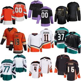 Stitched Hockey 4 Cam Fowler Jersey 37 Mason McTavish 77 Frank Vatrano 16 Ryan Strome 91 Leo Carlsson 11 Trevor Zegras 19 Troy Terry Winter Classic Man Woman Youth