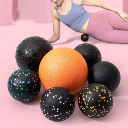 Fitness Balls EPP Massage Ball Fitness Peanut Fascia Ball Lacrosse Ball for Foot Neck Spine Shoulder Physical Trigger Point Therapy Myofascial 231007