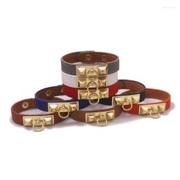 Bangle Geometric Textured Rivet Bangles Women Adjustable Luxury Retro Punk Jewelry Brand Snap-fastener Wrist Bracelet Men Z218