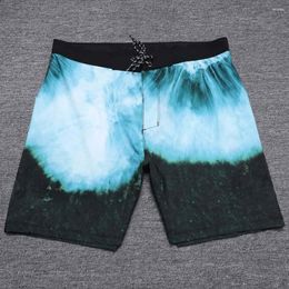 Men's Shorts Quick-Dry Stretch Swimming Trunks Surf Pants Board Spandex Bermuda Waterproof Beachshorts E881