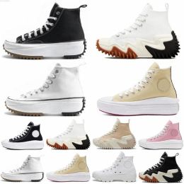 Männer Womens Canvas Casual Run Star Schuhe Plattform Schuh Sport Sneakers Frühling und Herbst Classic Triple Black White High Low Herrenschuhe B8NL