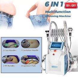 Slimming Machine Cryo Slim Cryolipolisis Fat Removal Freezing Machine Body Shaping Ultrasonic Massage Fats Reduction Beauty Equipment