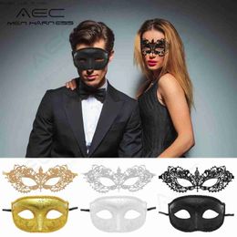 Party Masks Women Man Sexy Gentleman Masquerade Prom Mask Halloween Party Cosplay Costume Wedding Decoration Props For Couple Funny mask Q231009