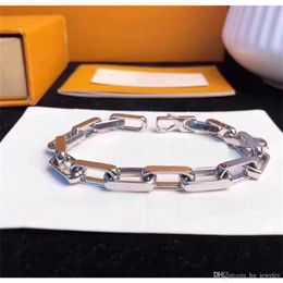 Fashion Bracelet New Arrive Man and Woman 316L Titanium Steel Engrave Coloured Bracelet 18K Plated Gold Thick Chain Bracelets253P