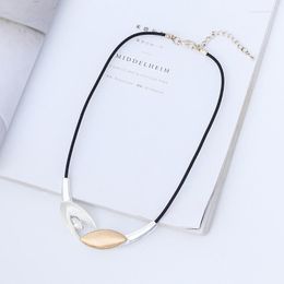 Pendant Necklaces Geometric Trend Collar Neck Chokers Necklace Suspension Chains Pendants For Women Goth Accessories Korean Crystal Jewelry