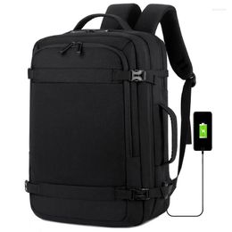 School Bags 45L Large Capacity Multifunctional Rechargeable Hand-held Backpack Men Waterproof Business Travel Computer