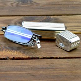 Sunglasses Glasses Material Lenses Foldable Antenna Reading With Golden Case 1 1.5 2 2.5 3 3.5 4