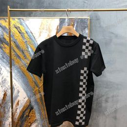 21ss Designers Tee pastel season naive lattice jacquard weave Mens Womens T Shirts fireman watercolor Man Paris Fashion T-shirt Sh224i