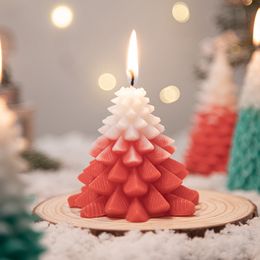 Christmas Tree Aromatherapy Candle Hand Gift INS Creative Home Decoration Set Tabletop Props Holiday Gift 2787