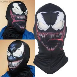 Party Masks Venom Balaclava Mask Cosplay Outdoor Superhero Motorcycles Riding Skull Face Shield Halloween Party Costume Props Q231007