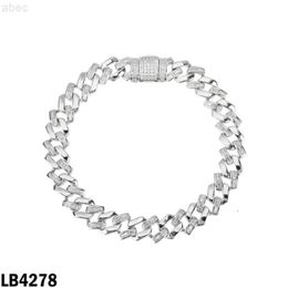 Popular Design Cuban Bracelet Jewellery Sterling Silver Bracelet S925 Hiphop Jewellery