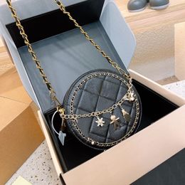 Round for Travel Handbs Women Designer Chain Purse Socialite Fashion Shoulder B and Crossbody