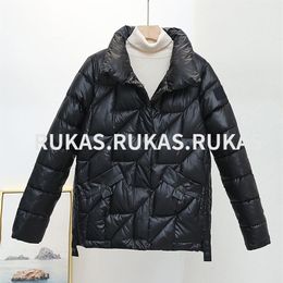 2023 Casual down coat fashion cotton-padded women's Korean version short trend loose long sleeve standing collar coat cotton-3558