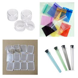 Preroll Tubes Packaging Bottle Empty dry flower Plastic Resistant Top Pre Roll Cone Tube Bottles packages