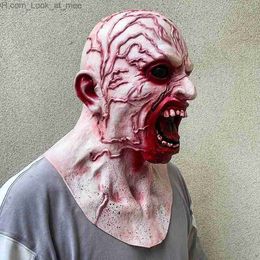 Party Masks Halloween Horror Mask Zombie Latex Masks Party Cosplay Bloody Disgusting Rot Face Scary Masque Masquerade Mascara Terror Masker Q231009