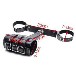 sex toys for couples Bdsm Sm Pu Leather Wrist Cuffs, Arm Binder Armbinder Restraints ,arms Behind Back Accessories,exotic Women Toys