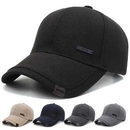 Mens Cotton Baseball Caps Adjustable Plain Sports Fashion Hat Dad Cap for Men High Quality Hats Trucker 220111285R