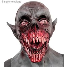 Theme Costume Halloween Bloody Horror Masks Adult Zombie Monster Vampire Mask Latex Come Carnival Party Full Head Helmet Haunted House PropL231008