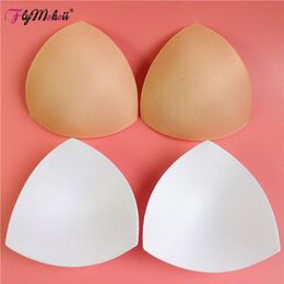 Flymokoii 10 Pairs Lot Women Intimates Accessories Triangle Sponge Bikini Swimsuit Breast Push Up Padding Chest Enhancers Foam Bra267S